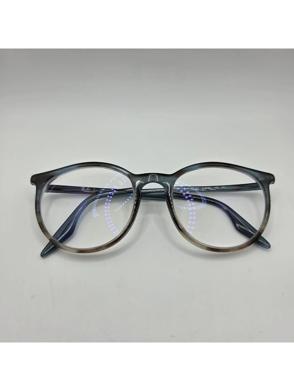 Ray-Ban RB 2204 Green Blue Striped 54/20/145 Gradient 1394GK Glasses Frames
